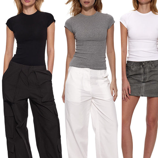 Camiseta Ajustada Cuello Redondo para Mujer - Efecto Reductor - Image 3