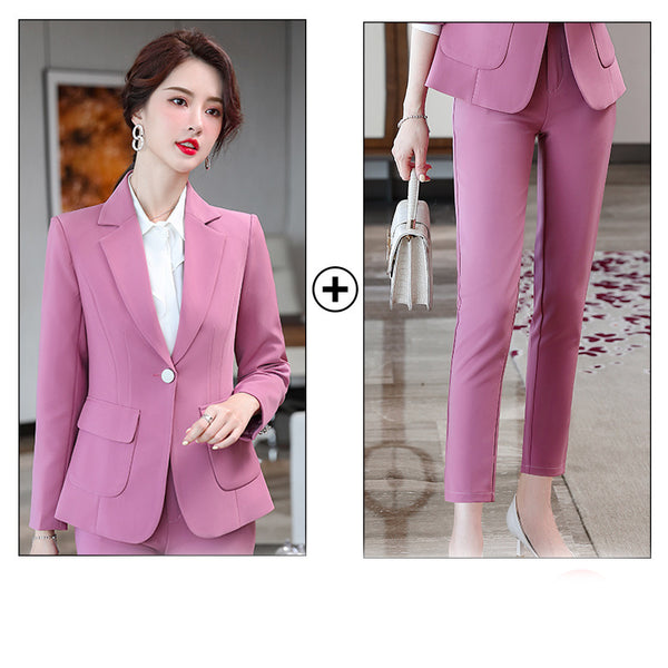 Traje Profesional para Mujer en Poliéster Color Sólido - Image 9