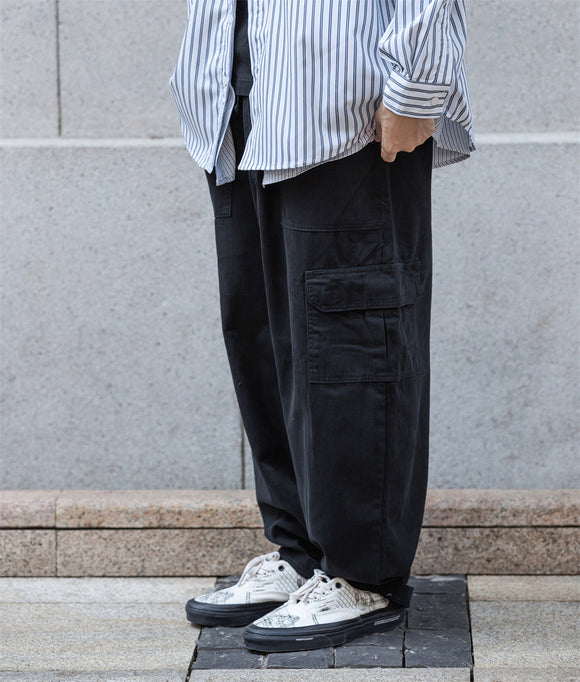 Calça Cargo Masculina Folgada Multibolsos Estilo Urbano