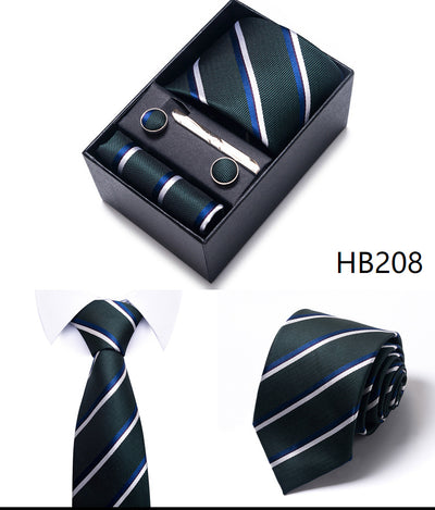 Corbata Jacquard Profesional Tejida en Trama para Negocios - Image 67