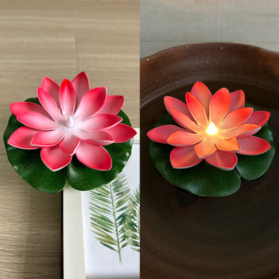 Lámpara Nocturna LED Flotante con Loto Acuático e Inducción por Movimiento - Image 12