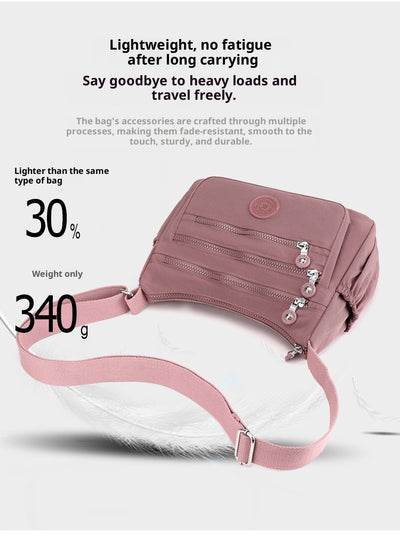 Bolsa Crossbody de Nylon de Gran Capacidad con Múltiples Compartimentos - Image 20