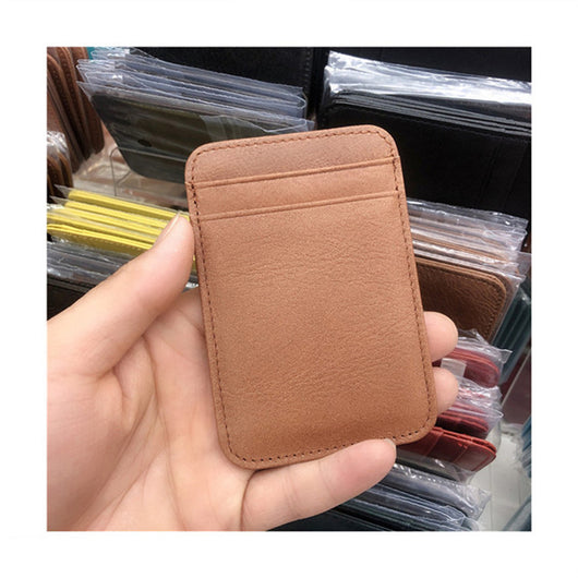 Billetera de Cuero Genuino para Hombre Marrón con Monedero Compacto - Image 14