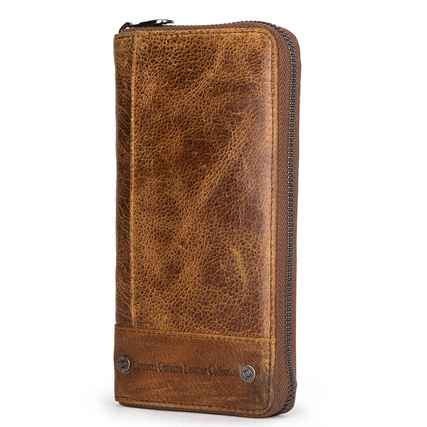 Cartera de Cuero Genuino con Protección Anti-fraude para Hombre - Image 4