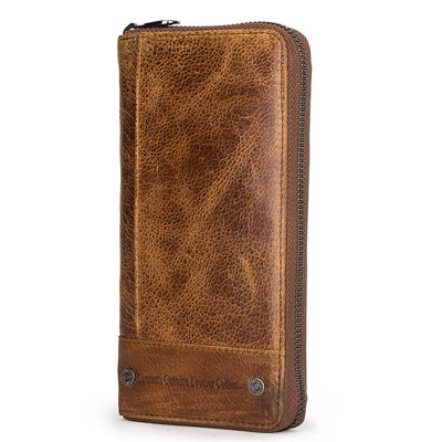 Cartera de Cuero Genuino con Protección Anti-fraude para Hombre - Image 4