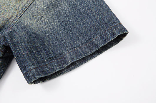Camisa Denim Degradada Efecto Vintage para Hombre - Image 12