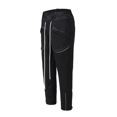 Pantalones de Cintura Elástica con Cordón y Cierre - Image 2