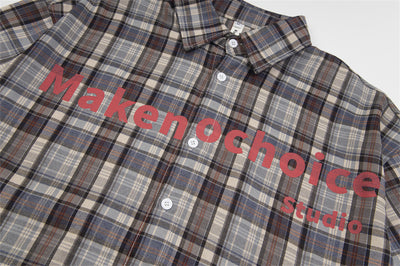 Camisa a Cuadros de Manga Corta para Hombre - Estilo Versátil - Image 16