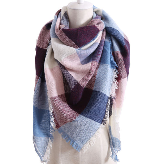 Bufanda Chal Triangular de Cachemira para Invierno - Estilo Europeo y Americano - Image 14