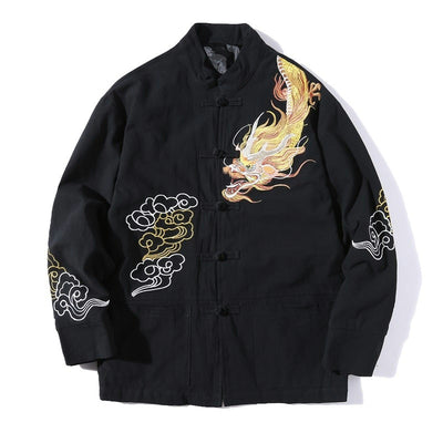 Chaqueta Casual para Hombre con Bordados en Mangas Largas - Image 9