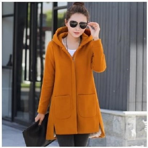 Chamarra Sudadera Coreana con Cierre Ajustada Media Largo - Image 13