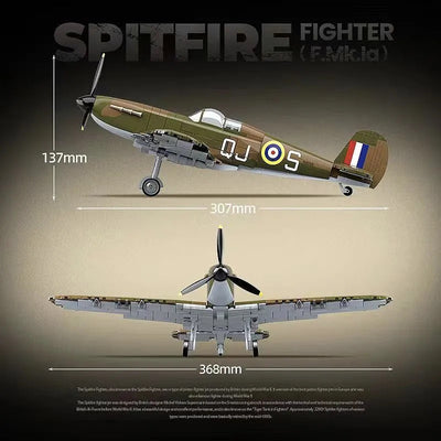 Serie de Bloques Constructivos Avión de Combate Militar - Image 3