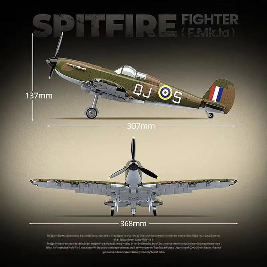 Serie de Bloques Constructivos Avión de Combate Militar - Image 3