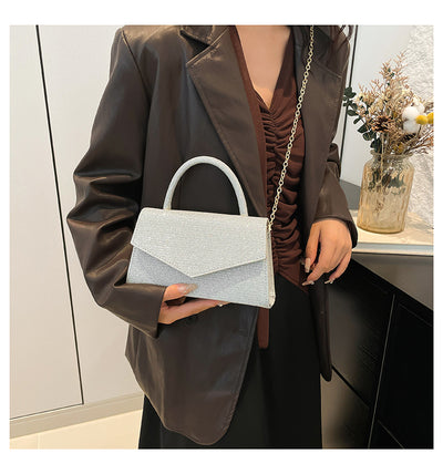 Bolso Cuadrado Pequeño con Diamantes para Mujer - Image 14