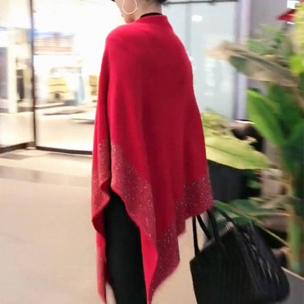 Cárdigan Tipo Chal para Mujer - Suéter Elegante Otoño Invierno