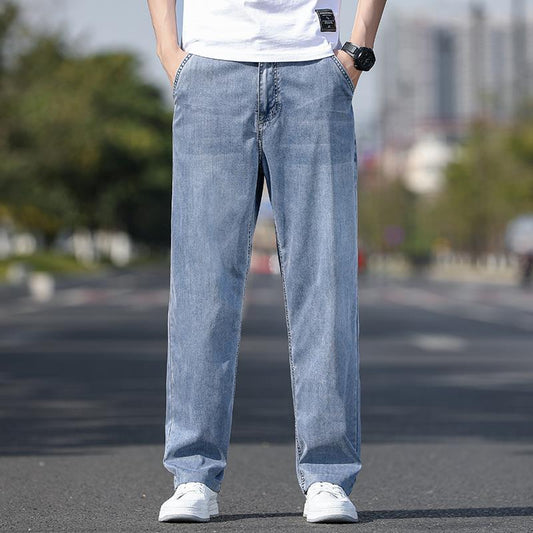 Jeans Ultra Delgados de Tencel para Hombre - Estilo Moderno