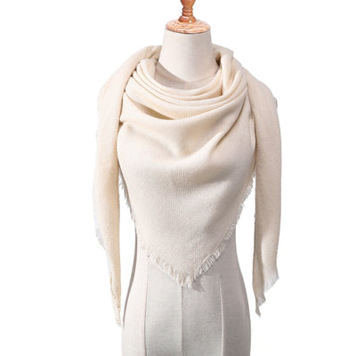 Bufanda Larga con Triángulos para Mujer - Chal Otoño Invierno - Image 54
