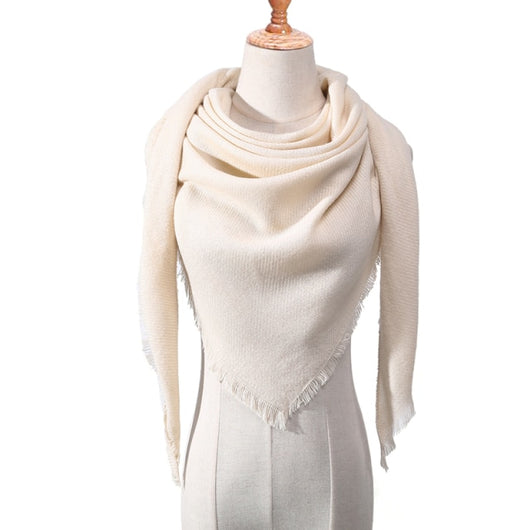Bufanda Larga con Triángulos para Mujer - Chal Otoño Invierno - Image 54