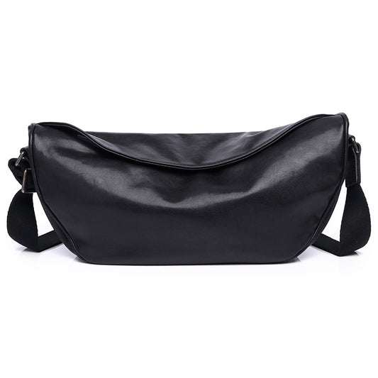 Bolsa Bandolera Casual para Hombre con Diseño Asimétrico - Image 2