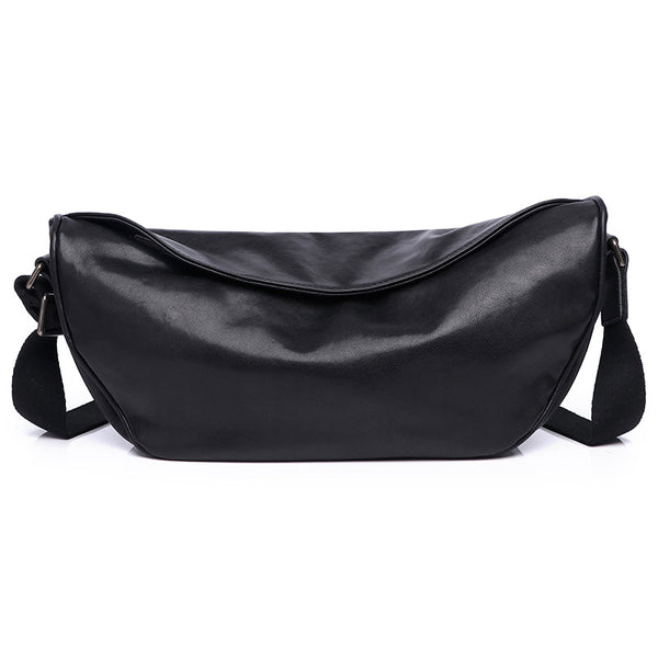 Bolsa Bandolera Casual para Hombre con Diseño Asimétrico
