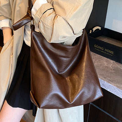 Bolso de Hombro Retro Otoño Invierno Gran Capacidad Versátil - Image 2