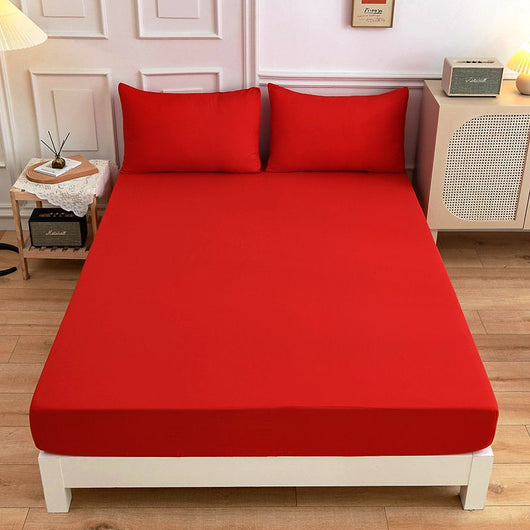 Juego de Sábanas de Algodón para Estudiantes - Sábana Ajustable y Funda de Almohada - Image 2