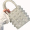 Bolso Tejido a Mano con Perlas