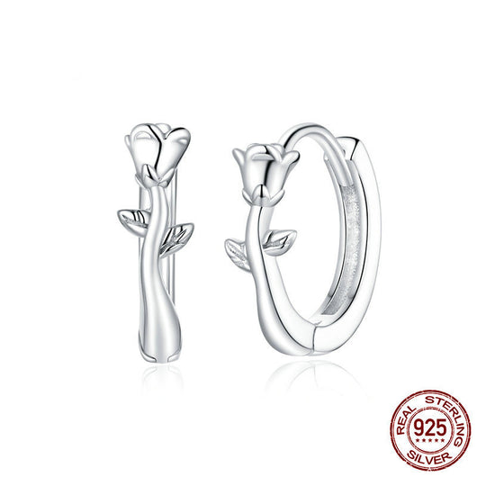 Conjunto de Aretes y Anillo Rosa Elegante - Image 2