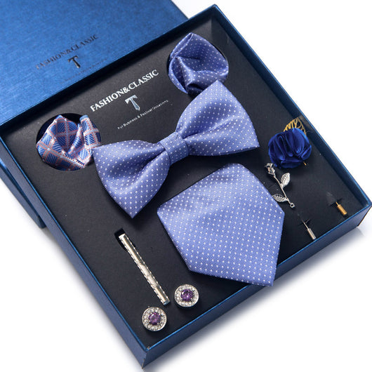 Conjunto de 8 Piezas de Corbatas para Traje Formal de Hombre - Image 47