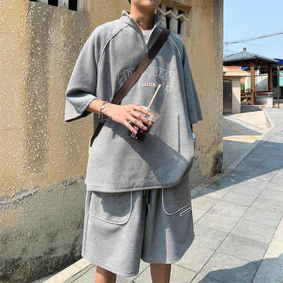 Conjunto Deportivo Polo Manga Corta Estilo Hong Kong para Estudiantes - Image 11