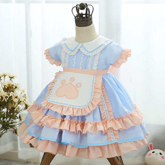 Vestido Infantil Princesa Estilo Lolita - Diseño Sirvienta Elegante para Niñas - Image 9