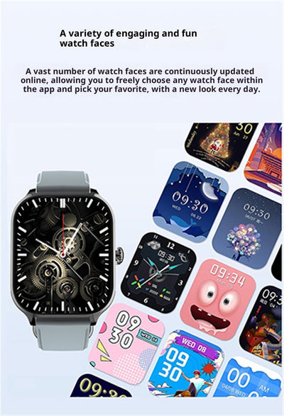 Reloj Inteligente H9 con Llamadas Bluetooth, Música y Monitoreo de Salud - Image 11
