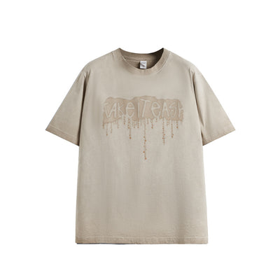 Camiseta Hombre Estilo Vintage con Estampado Silicon Lavado - Image 4