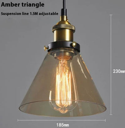 Lámpara Colgante Nórdica de Cristal Transparente para Restaurante - Image 10