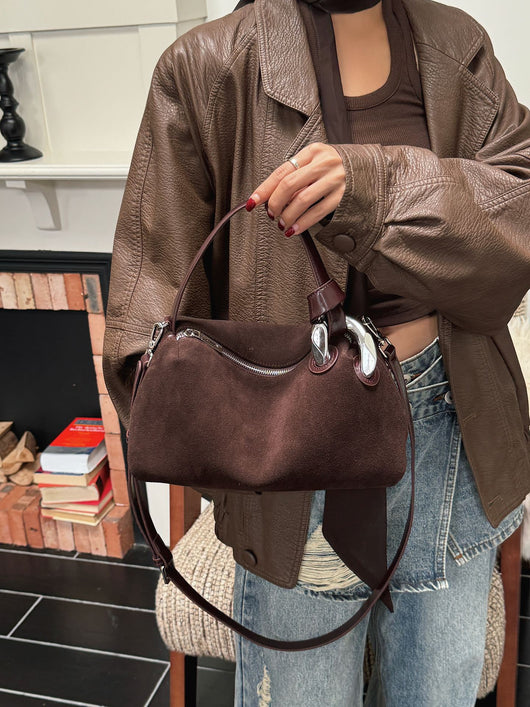 Bolso Crossbody de Ante Gamuza Premium con Diseño Exclusivo para Mujer - Image 7