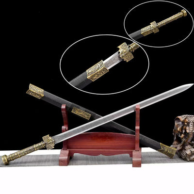 Espada Estilo Han de Acero Manganeso Forjada - Conmemoración Militar - Image 3