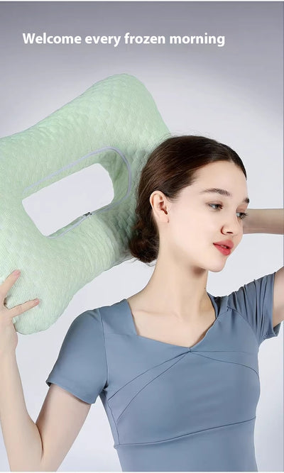 Almohada Ergonómica para Dormir Profundo sin Presión en los Oídos - Image 18