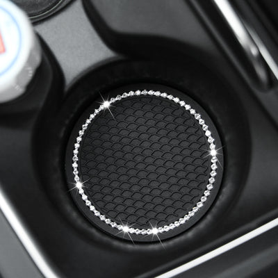 Posavasos Antideslizante para Auto con Cristales Brillantes - Image 5