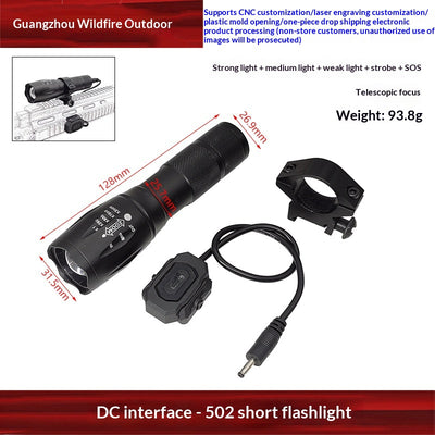 Linterna Táctica de Aleación de Aluminio con Zoom y Luz de Alta Intensidad - Image 11