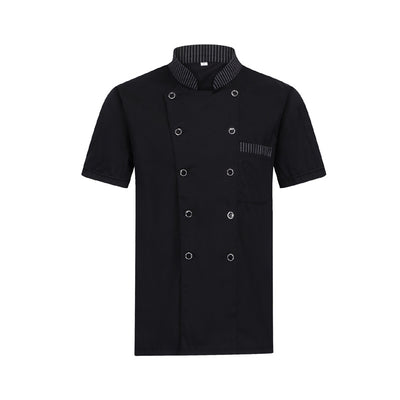 Uniforme de Chef Chino Manga Corta para Hombre Verano - Image 2