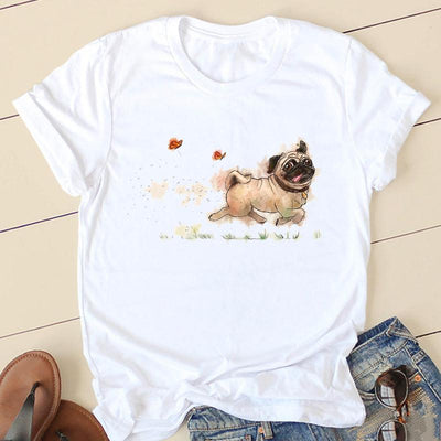 Camiseta Publicitaria Blanca de Manga Corta Cuello Redondo Unisex - Image 10