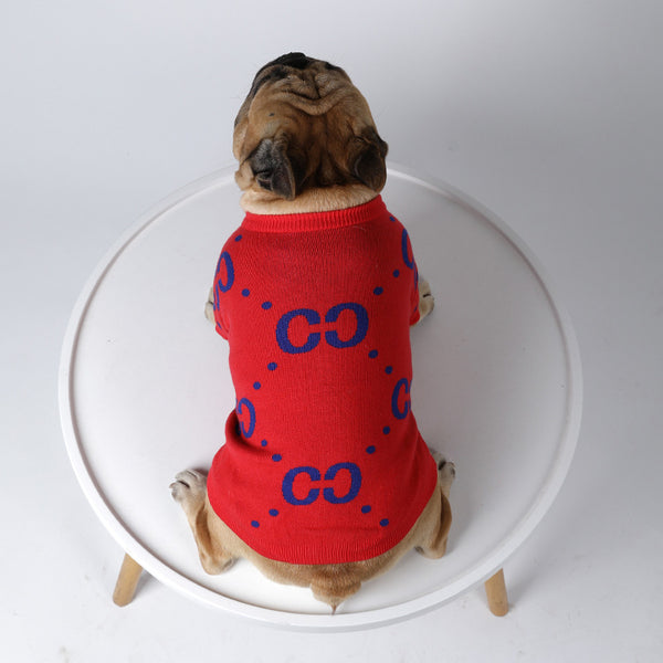 Suéter Térmico para Mascotas Rojo Invierno