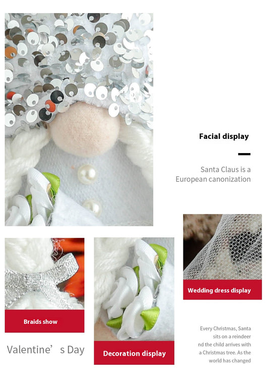 Muñeca Faceless para Boda - Decoración de Mesa y Regalo Creativo - Image 10