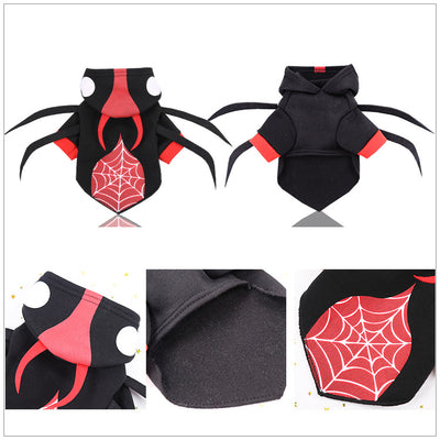 Ropa de Mascota Temática Halloween - Gato Negro, Araña y Calabaza - Image 14