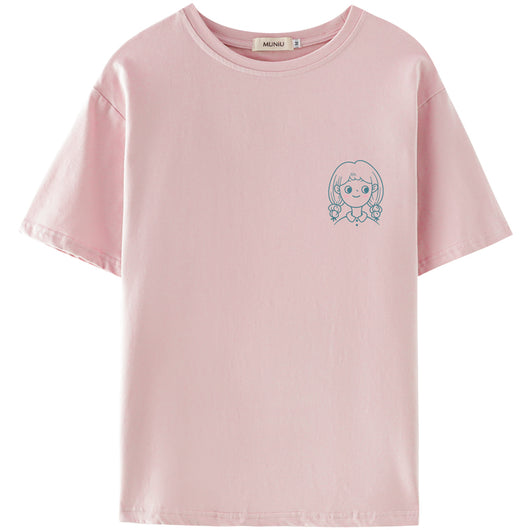 Playera Casual de Algodón con Estampado para Mujer - Verano - Image 21