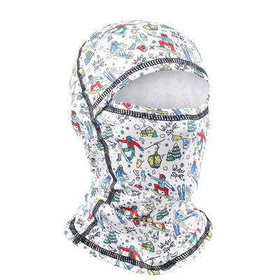 Conjunto de Protección Facial para Esquí Infantil con Babero de Ciclismo - Image 8