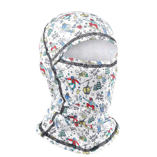 Conjunto de Protección Facial para Esquí Infantil con Babero de Ciclismo - Image 8
