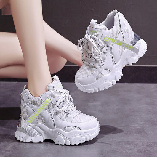Zapatos Casuales Mujer Suela Gruesa Daddy Shoes Versátiles - Image 8