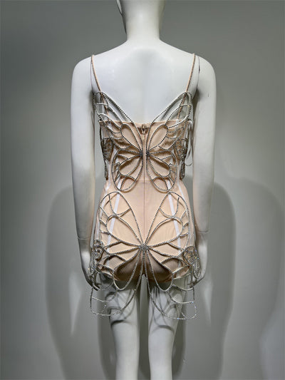 Jumpsuit de Fiesta para Mujer con Moño y Cristales Brillantes - Image 14