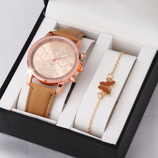 Reloj Mariposa Multicolor Doble Capa para Mujer - Image 27